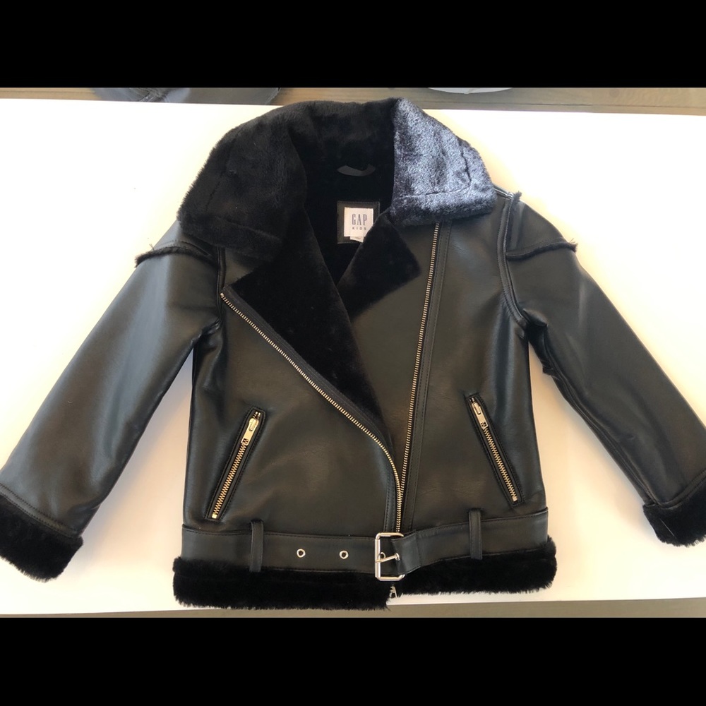 Girls Faux leather jacket